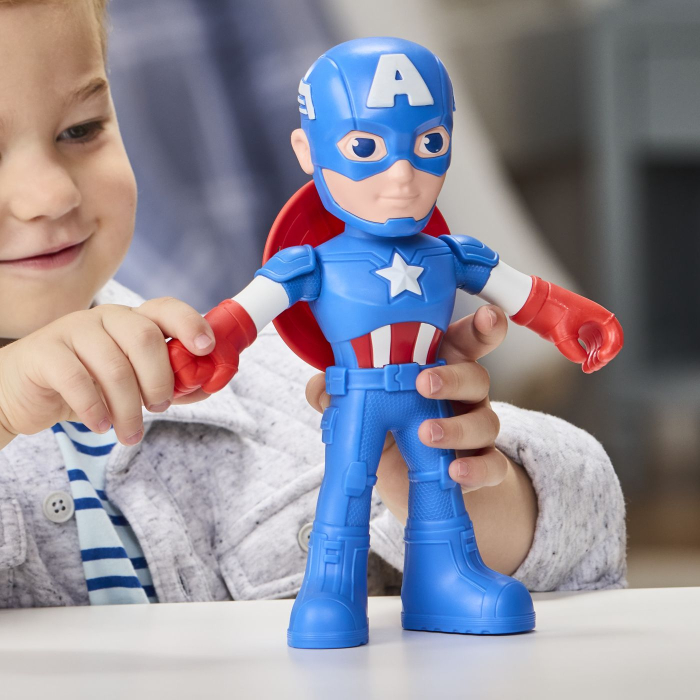 SPIDEY PRIETENII EXTRAORDINARI FIGURINA CAPTAIN AMERICA SUPRADIMENSIONATA 22.8CM [3]