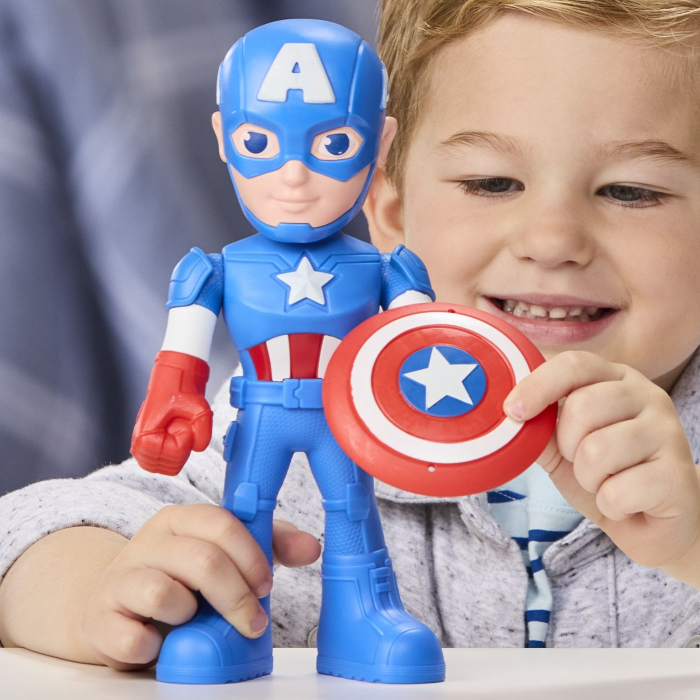 SPIDEY PRIETENII EXTRAORDINARI FIGURINA CAPTAIN AMERICA SUPRADIMENSIONATA 22.8CM [5]