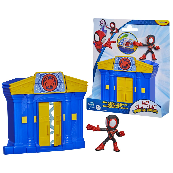SPIDEY SI PRIETENII LUI UIMITORI MARVEL MINI SET BANCA CU FIGURINA SI ACCESORII [5]