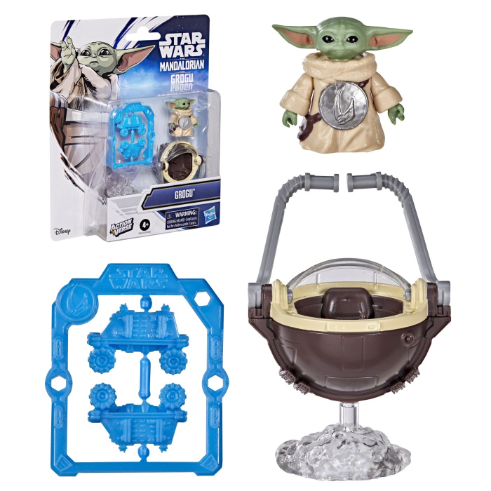 STAR WARS MANDALORIAN SI GROGU ACTION VERSE SET FIGURINA GROGU SI ACCESORII [5]