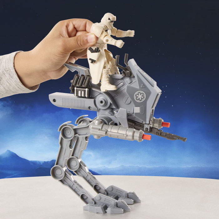 STAR WARS MANDALORIAN SI GROGU ACTION VERSE SET FIGURINA IMPERIAL DRIVER SI VEHICUL AR RT CU ACCESORII [9]
