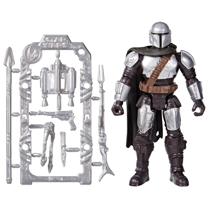 STAR WARS MANDALORIAN SI GROGU ACTION VERSE SET FIGURINA MANDALORIANUL SI ACCESORII [5]