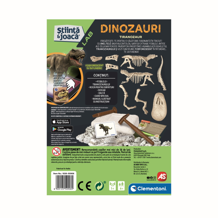 STIINTA SI JOACA DESCOPERA DINOZAURUL T-REX FLUO [5]