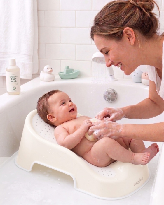 Suport pentru baie Soft Touch BabyJem, Bej [5]