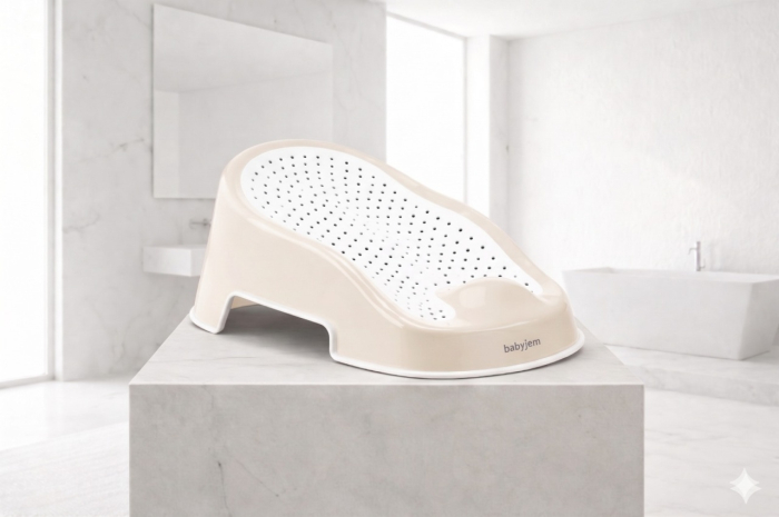 Suport pentru baie Soft Touch BabyJem, Bej [2]