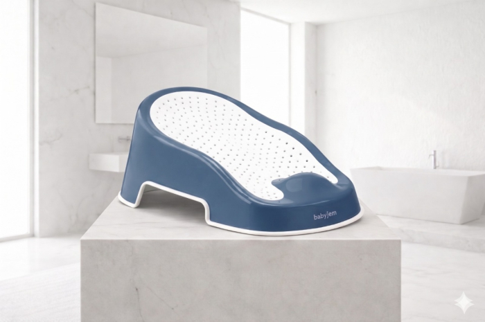 Suport pentru baie Soft Touch BabyJem, Indigo [4]