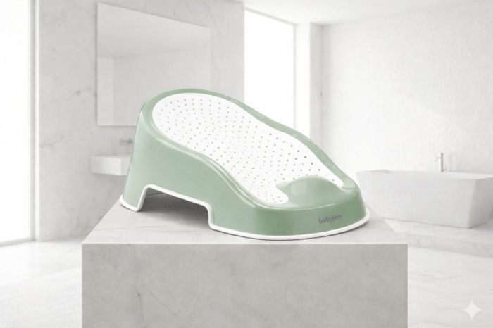 Suport pentru baie Soft Touch BabyJem, Verde [2]