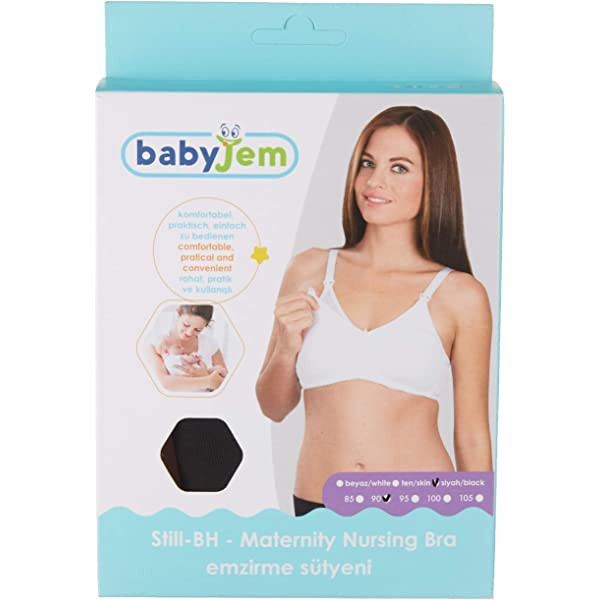 Sutien alaptare cu cupe fara intarituri BabyJem (Culoare: Bej, Marime: 105) [4]