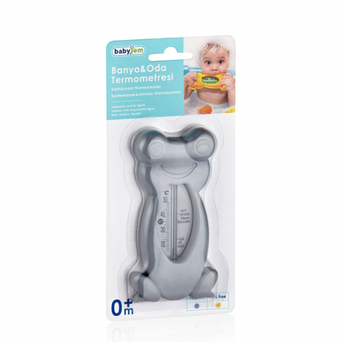 Termometru de baie si camera BabyJem Broscuta (Culoare: Bleu) [9]