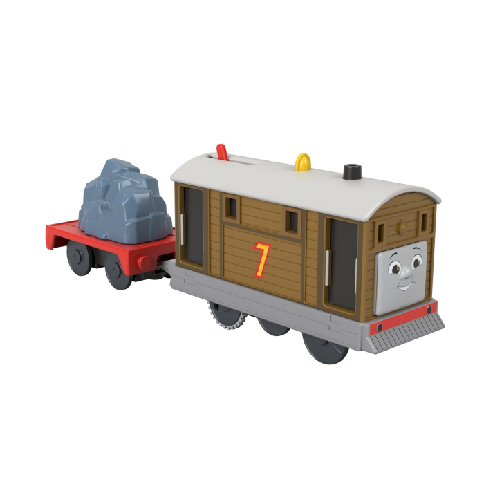 THOMAS LOCOMOTIVA MOTORIZATA TOBY CU VAGON [3]