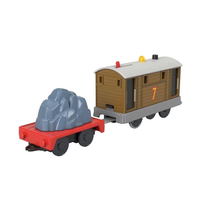 THOMAS LOCOMOTIVA MOTORIZATA TOBY CU VAGON [4]