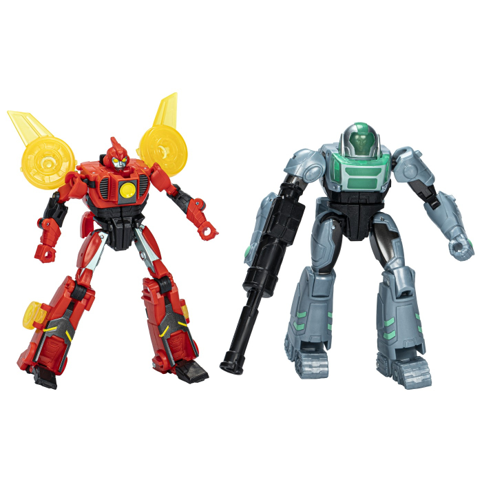 TRANSFORMERS EARTHSPARK SET 2 FIGURINE TERRAN TWITCH SI ROBBY MALTO [2]