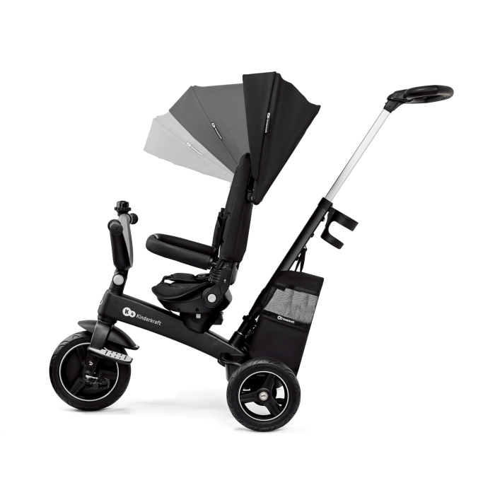TRICICLETA KINDERKRAFT EASYTWIST, BLACK [4]