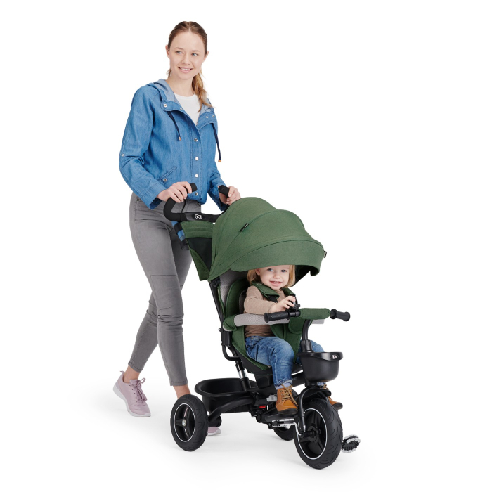 TRICICLETA KINDERKRAFT SPINSTEP, GREEN [4]