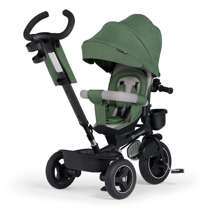 TRICICLETA KINDERKRAFT SPINSTEP, GREEN [12]