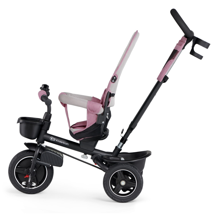 TRICICLETA KINDERKRAFT SPINSTEP, PINK [6]