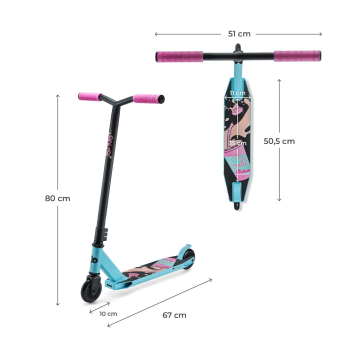 TROTINETA KINDERKRAFT SOLIS, PINK [5]