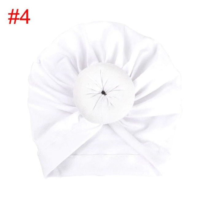 Turban bebelusi din bumbac Drool (Culoare: Alb) [3]