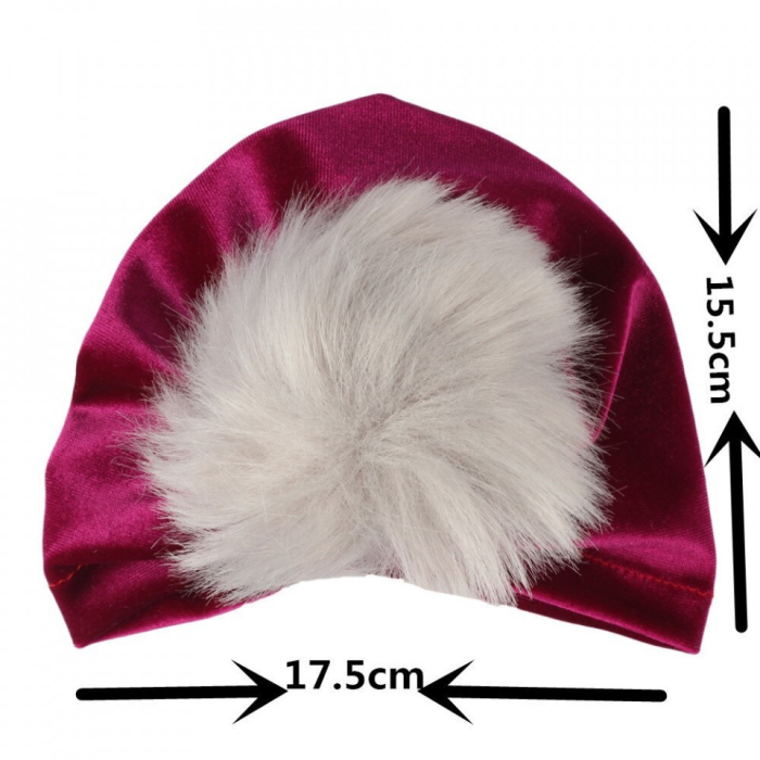Turban bebelusi din catifea Drool (Culoare: Negru) [6]