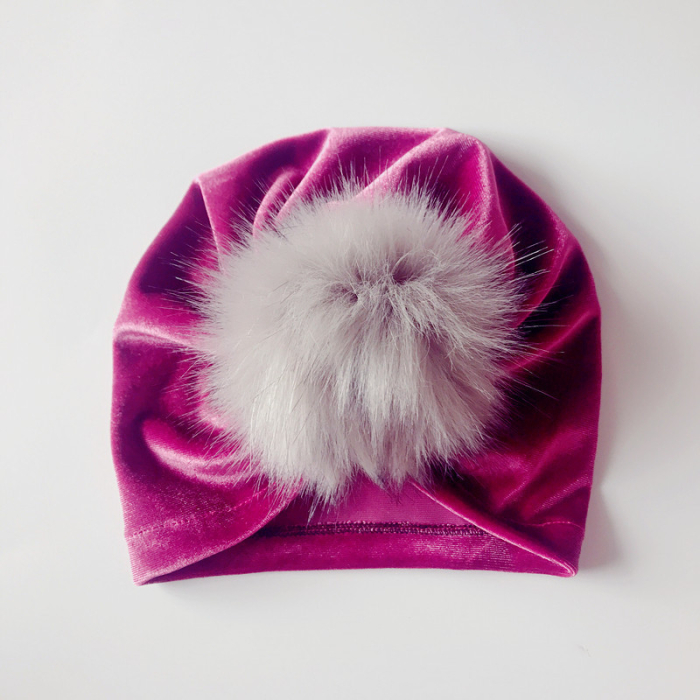 Turban bebelusi din catifea Drool (Culoare: Negru) [8]