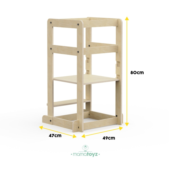 Turn de invatare multifunctional Kule Lite, Natur, MamaToyz [4]
