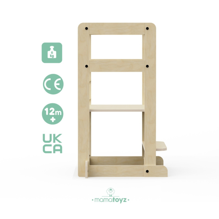Turn de invatare multifunctional Kule Lite, Natur, MamaToyz [3]
