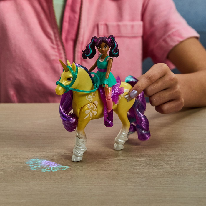 UNICORN ACADEMY SET PAPUSA AVA SI UNICORNUL LEAF PLANTA MAGICA [6]
