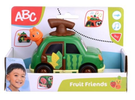 Jucarii - ABC FRUIT FRIENDS MASINUTA PEPENE 12CM