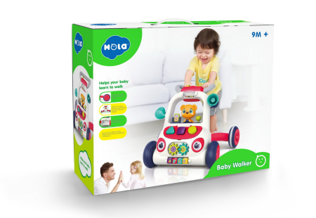 Jucarii pentru bebelusi - ANTEMERGATOR MULTICOLOR SI CENTRU CU ACTIVITATI INTERACTIVE