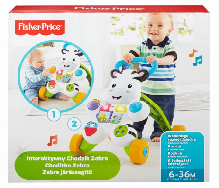 Jucarii pentru bebelusi - ANTEPREMERGATOR ZEBRA FISHER PRICE