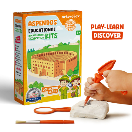 Puzzle - Arkerobox - Set arheologic educational si puzzle 3D, Aspendos