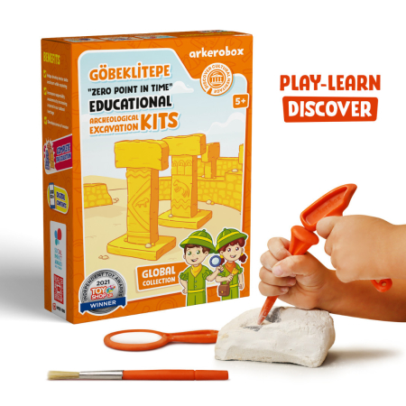 Puzzle - Arkerobox - Set arheologic educational si puzzle 3D, Gobekli Tepe