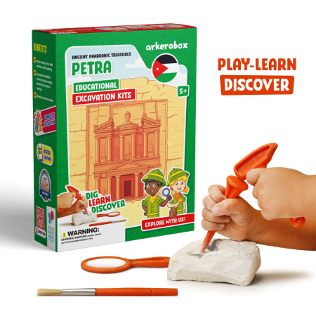 Puzzle - Arkerobox - Set arheologic educational si puzzle 3D, Petra