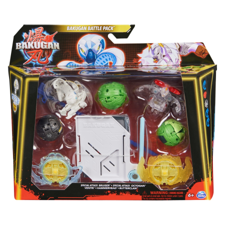 Jucarii - BAKUGAN SET DE LUPTA SPECIAL ATTACK  BRUISER, SPECIAL ATTACK OCTOGAN VENTRI,HAMMERHEAD, BUTTERCLAW