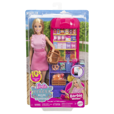 Papusi si accesorii - BARBIE MALIBU PAPUSA BARBIE LA MARKET