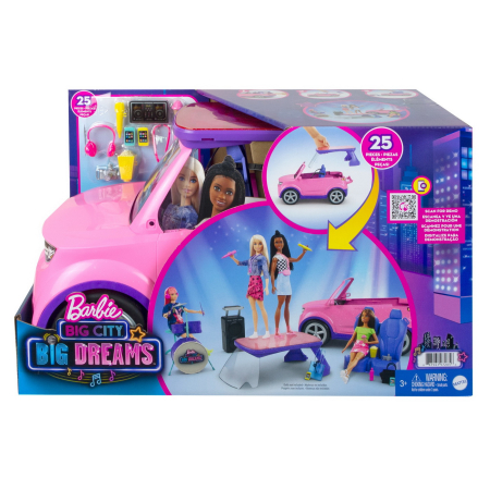 Papusi si accesorii - BARBIE MASINA 2IN1