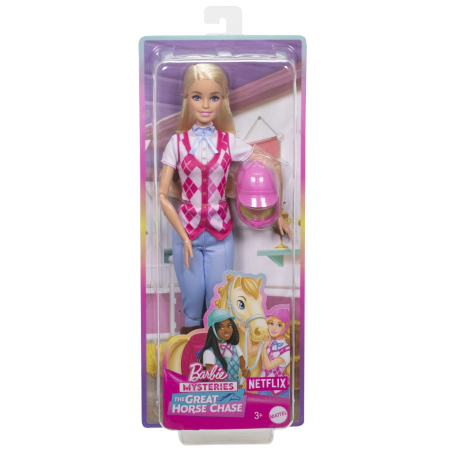 Papusi si accesorii - BARBIE MYSTERIES BARBIE SI CURSA DE CAI