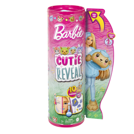 Papusi si accesorii - BARBIE PAPUSA BARBIE CUTIE REVEAL DELFIN URS