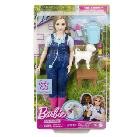 Papusi si accesorii - BARBIE PAPUSA BARBIE YOU CAN BE MEDIC VETERINAR