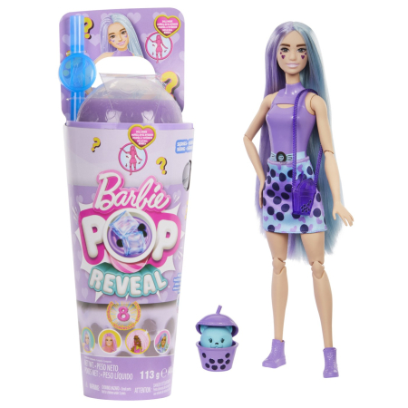 Papusi si accesorii - BARBIE POP REVEAL BUBBLE TEA PAPUSA BARBIE TARO MILK