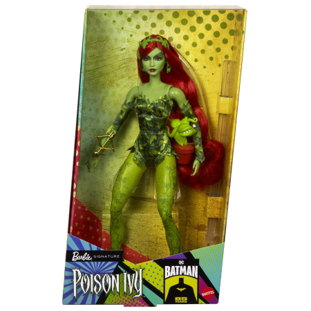 Papusi si accesorii - BARBIE SIGNATURE PAPUSA POISON IVY BATMAN 85