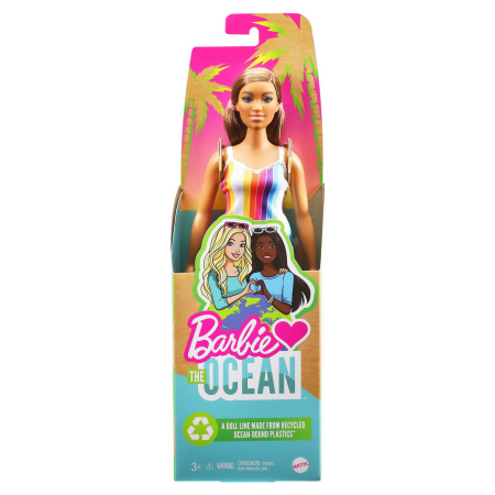 Papusi si accesorii - BARBIE TRAVEL PAPUSA BARBIE ANIVERSARE 50 DE ANI MALIBU SATENA