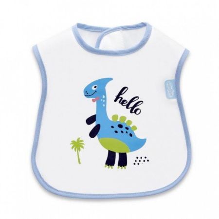 Accesorii hrănire bebeluși - Baveta BabyJem Poly Midi Bib (Culoare: Roz)