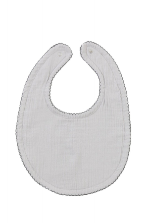 Accesorii hrănire bebeluși - Baveta din muselina, BabyJem, 23x32 cm (Culoare: Ecru)