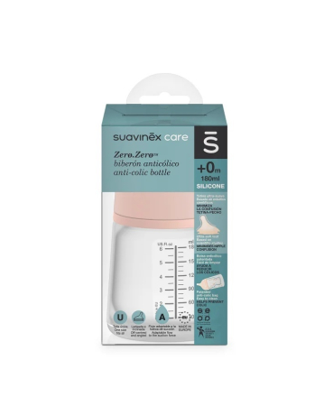 Accesorii hrănire bebeluși - Biberon cu debit variabil Zero Zero 180 ml Suavinex