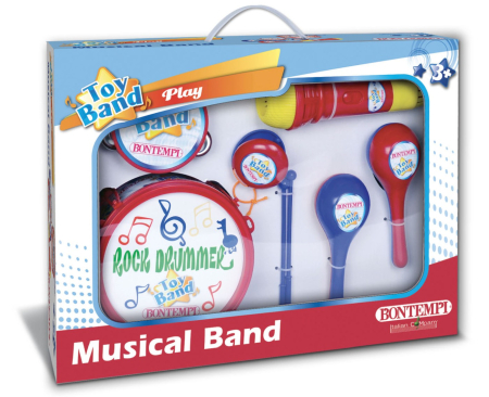 Jucarii muzicale - BONTEMPI SET MUZICAL CU MICROFON.