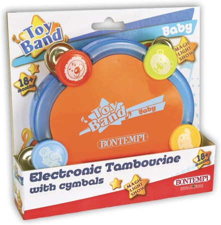 Jucarii muzicale - BONTEMPI TAMBURINA ELECTRONICA BABY