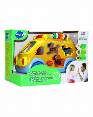 Jucarii pentru bebelusi - CAMIONETA CU FORME SUNETE SI LUMINI