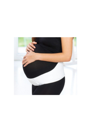 Articole pentru gravide - Centura abdominala pentru sustinere prenatala BabyJem Pregnancy (Marime: M, Culoare: Negru)