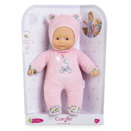 Jucarii - COROLLE MDC BEBELUS SWEET HEART URSULET ROZ 30CM